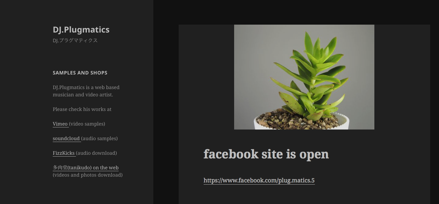 artist official site is open
